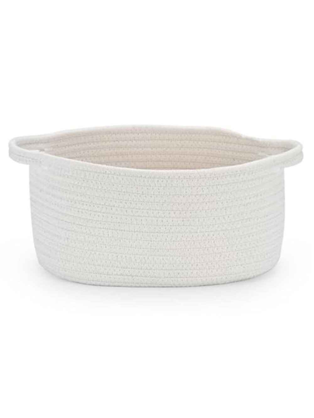 New Medium Woven Cotton Rope Basket, Empty DIY Gift Basket for Burr